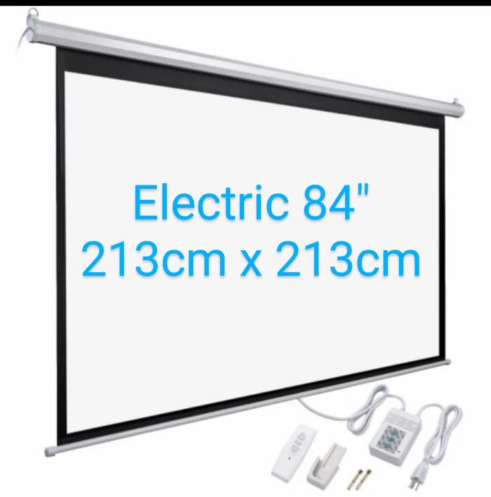 LAYAR SCREEN MOTORIZED 213CM
