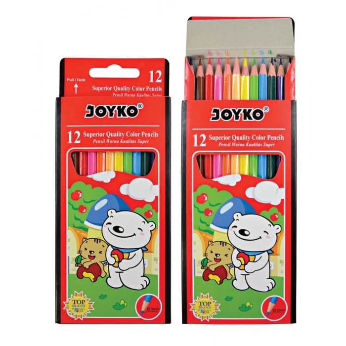 PENSIL 12 WARNA PANJANG JOYKO