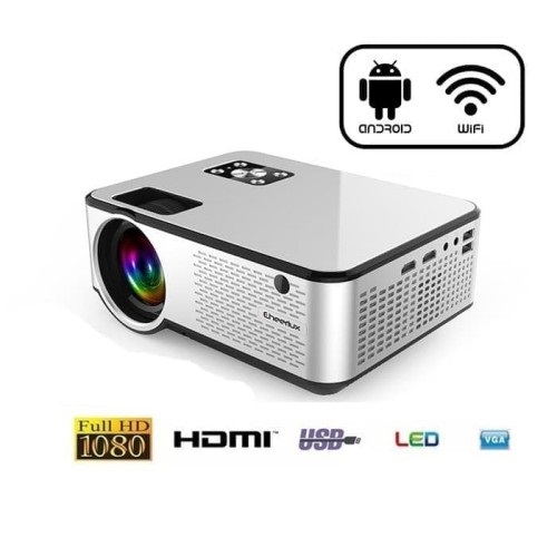 Proyektor Cheerlux C9 Mini LED 2800 Lumens 1080P