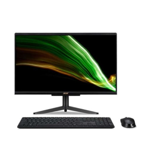 PC AIO ACER Aspire C22-1700 | CORE I3-1215U | MEM 4GB | SSD 512GB M2 | NO VGA | NO DVD | WIN 11 HOME | OHS 2021 | 21,5 INCH