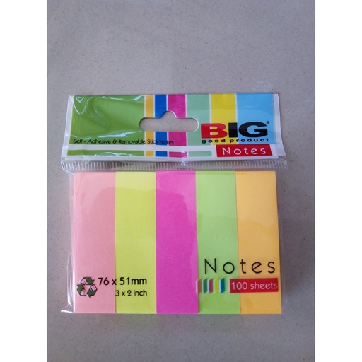 POST IT BIG 76 X 51 MM T WARNA