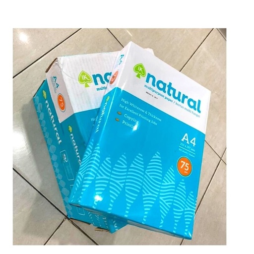 KERTAS HVS A4 75GR NATURAL